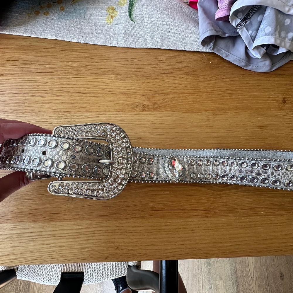 Size small bling belt from Buckle